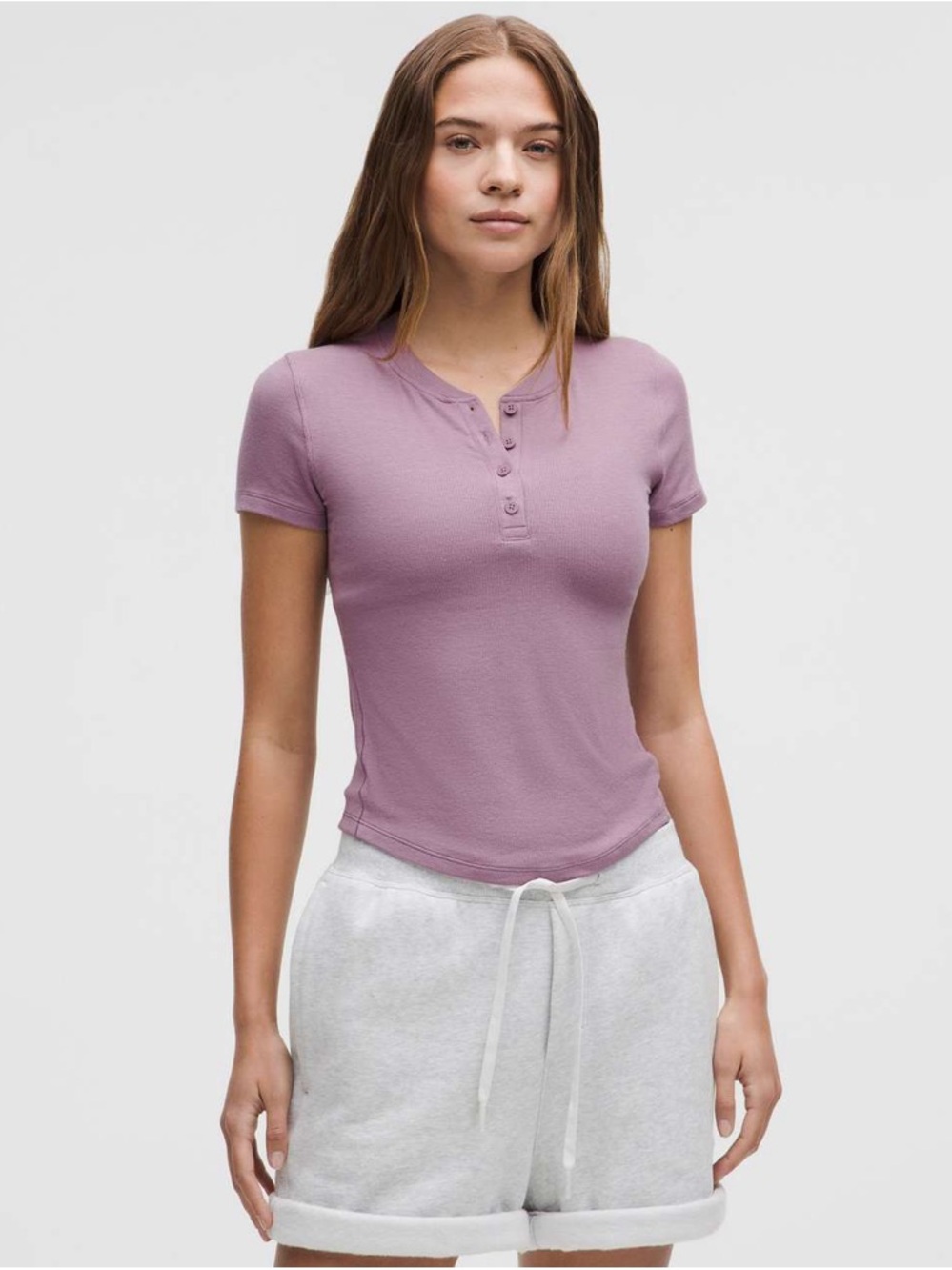 Lululemon Hold Tight Henley Short Sleeve Tee
